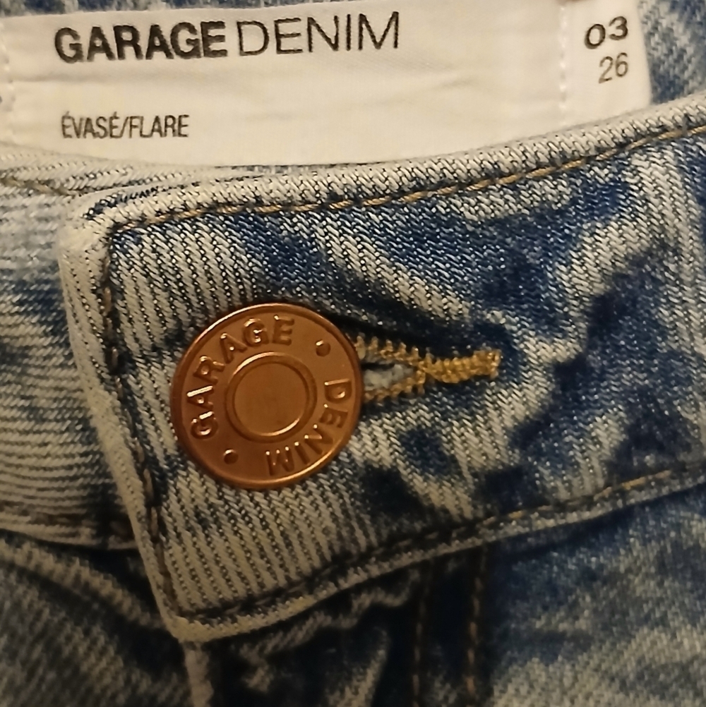 Garage Denim Jeans 3 26 Distressed Jeans - Picture 5 of 12
